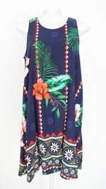 vestido liluk feminino estampado com forro