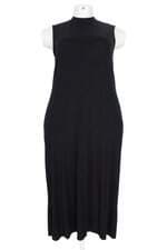 Vestido Midi em Malha Preto Ashua