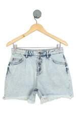 shorts jeans Zara feminino azul