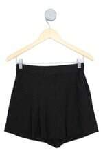 shorts saia Achados da Paula feminino preto com pregas