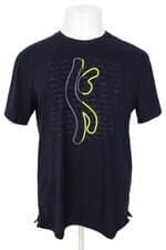 camiseta Achados do Breno masculino azul com silk