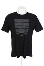 camiseta lado avesso masculina preta
