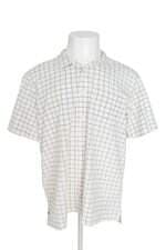 camisa Osklen masculina off white quadriculada