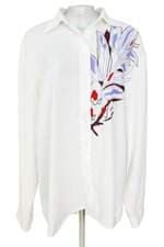 camisa wagner kallieno feminina branca com silk