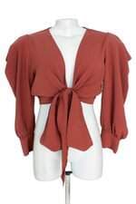 blusa Achados da Paula feminino laranja