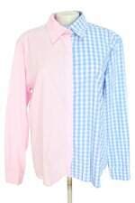 camisa C&A feminina estampada com recortes