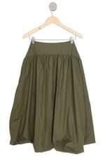 Saia Midi Balonê Verde Musgo Renner
