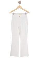 Calça Flare em Cotelê Branca Bana Bana 