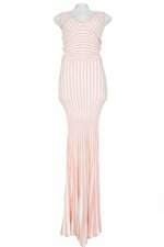 Vestido Longo Listrado de Tricô Marcia Mello