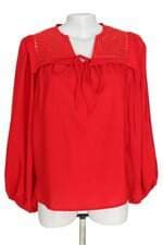 Blusa em Viscose com Amarração Frontal Vermelha Renner