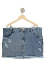 Mini Saia Jeans Plus Size Íuppy 