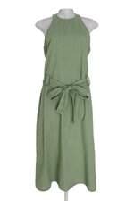 vestido Renner feminino verde com faixa na cintura