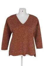 blusa de tricot Achados das Influencers marrom