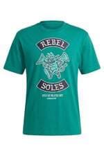 camiseta Adidas masculina verde com silk
