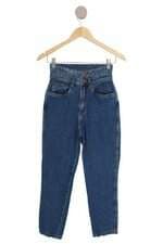 calça jeans my favorite things feminina azul com recortes