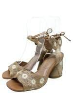 sandália feminino bege vicenza