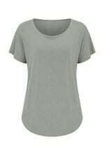 Camiseta básica Feminina Uniqlo Verde 