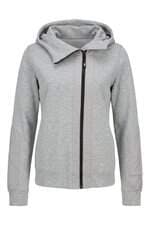 Jaqueta Nike moletom cinza com recortes
