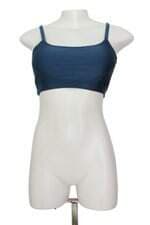 Top Esportivo Track & Field Feminino Azul Com Bojo