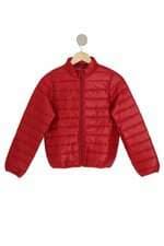 jaqueta puffer em microfibra trick nick vermelha
