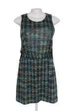 vestido Cantão feminino colorido com recortes