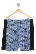 bermuda de tactel rusty masculina estampada com recortes