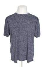 camiseta esportiva New Balance masculina roxa mesclada  com silk