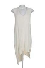 vestido Mara Mac feminino branco com assimétrico