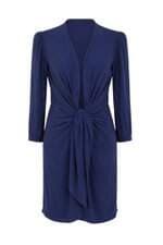 Vestido de seda Mara Mac azul
