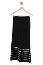 calça tricô Renner feminina preta com cós com elástico