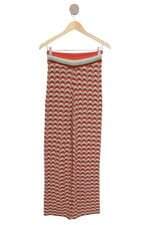 calça tricô Renner feminina colorida com cós com elástico