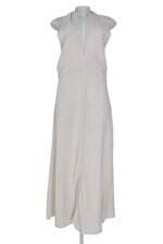 blusa túnica Renner feminina bege com fenda