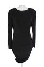 vestido c&a feminino preto com drapeado