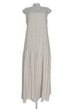 vestido C&A feminino bege com forro