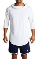 Camisa Com Detalhes Trançados nas Costas Branca Aowofs 