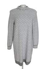 Vestido Tommy Hilfiger feminino cinza e branco