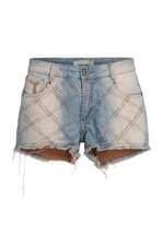 Shorts Feminino Jeans Achados Repassa Azul 