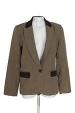 Blazer Renner feminino marrom xadrez com forro