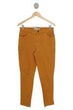 Calça de sarja Reserva Natural mostarda