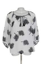 blusa Cantão feminina branca com bordado