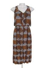 vestido Totem feminino marrom estampado