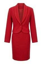 Conjunto duas peças feminino vermelho