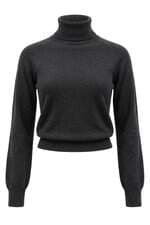 Blusa Zara feminina em tricot cinza