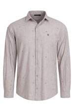 Camisa masculina marrom