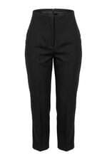 Calça Zara feminina preta com recortes