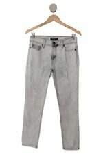 Calça jeans Canal skinny cinza