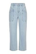 Calça jeans Dzarm wide leg azul