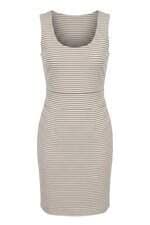 Vestido Banana Republic listrado com forro