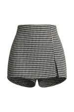 Shorts Saia Renner feminino branco e preto