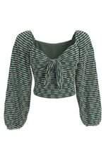 Cropped Renner feminino verde 